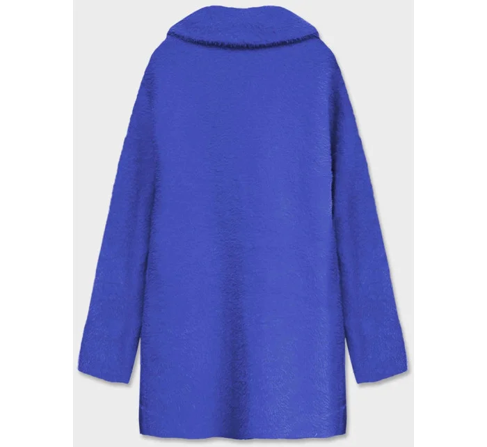 Krátky vlnený prehoz cez oblečenie typu alpaka v nevädzovej farbe (7108-1)