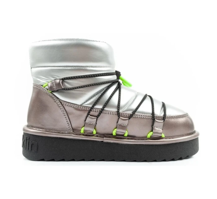 snow boots winter  boots silver dámské model 21395276 - D.Franklin