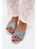 Dámské ploché modré pantofle model 22031986 - Boto