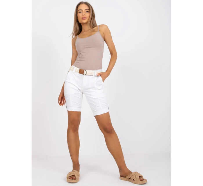 Šortky D60530Z62189Z biele