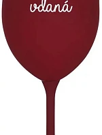 PIJEM, AKO SA MÁM - burgundský pohár na víno 350 ml