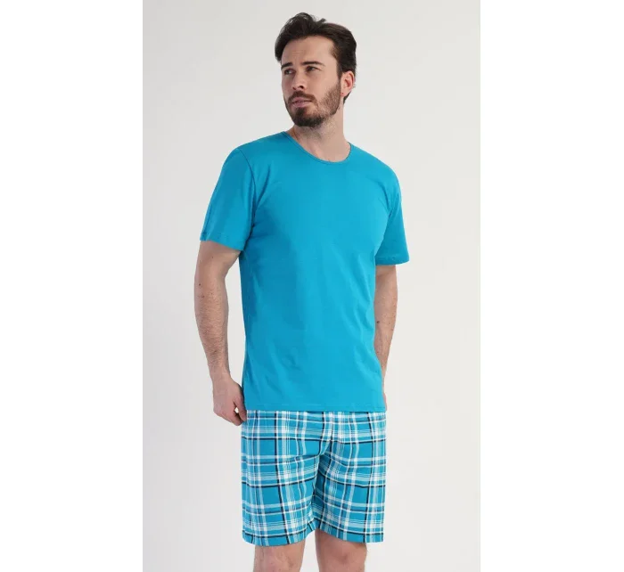 Pánske pyžamové šortky Motocykel