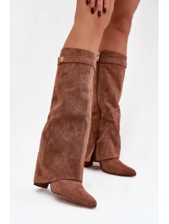 Topánky na podpätku model 221530 Krok vo veľkom štýle