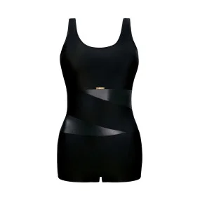Jednodílné dámské plavky S 36 model 21890184 Fashion Sport Shorts - Self