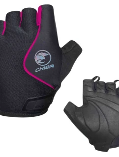 CHIBA rękawiczki LADY AIR PLUS czarno różowe M