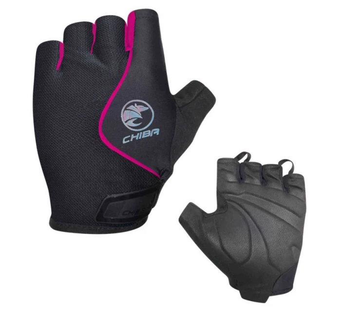CHIBA rękawiczki LADY AIR PLUS czarno różowe M