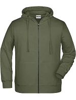 Pánská mikina s kapucí 02. olive model 22438142 - Daiber Pánská mikina s kapucí 02. olive model 22438142 - Daiber