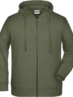 Pánská mikina s kapucí 02. olive model 22438142 - Daiber