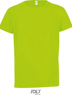 SOL'S Sporty Kids Dětské raglánové sportovní tričko model 22524638 neon green