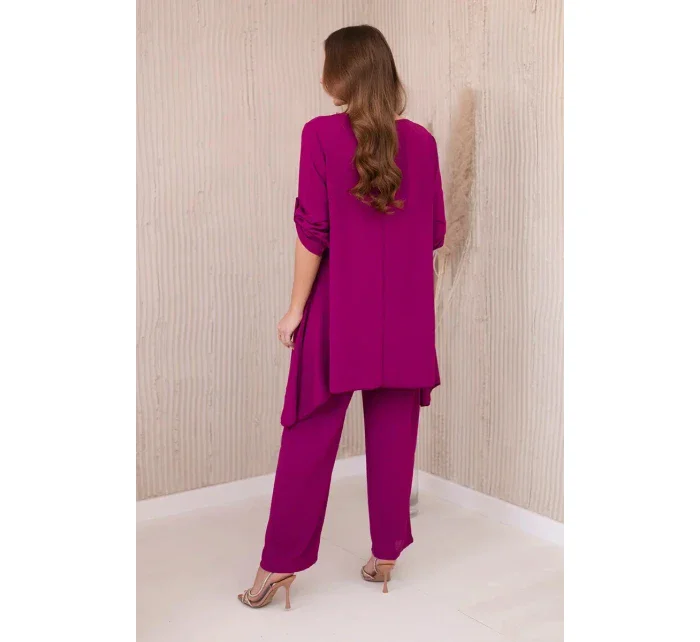 Súprava blúzka + nohavice s príveskom slivky Súprava blúzka + nohavice s príveskom slivky