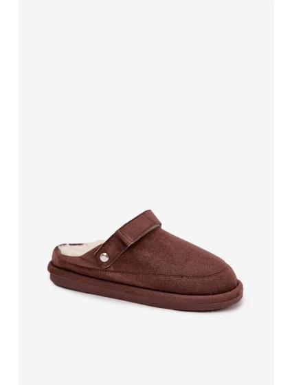 Kapcie Damskie Z Paskiem Ocieplane Futerkiem Czekoladowe Rilena Kapcie Damskie Z Paskiem Ocieplane Futerkiem Czekoladowe Rilena