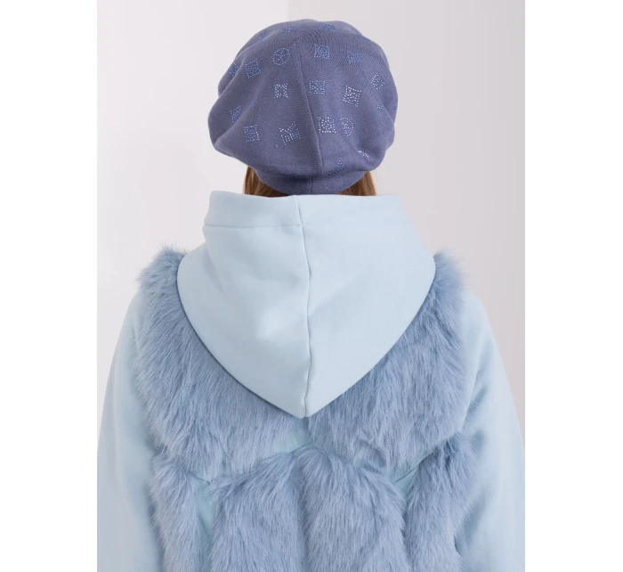 Czapka AT CZ model 18985157 ciemny niebieski - FPrice