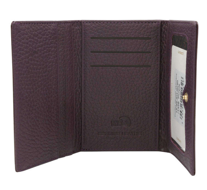 Dámske peňaženky Dámska kožená peňaženka 15 09 SH RFID 13 tmavo fialová