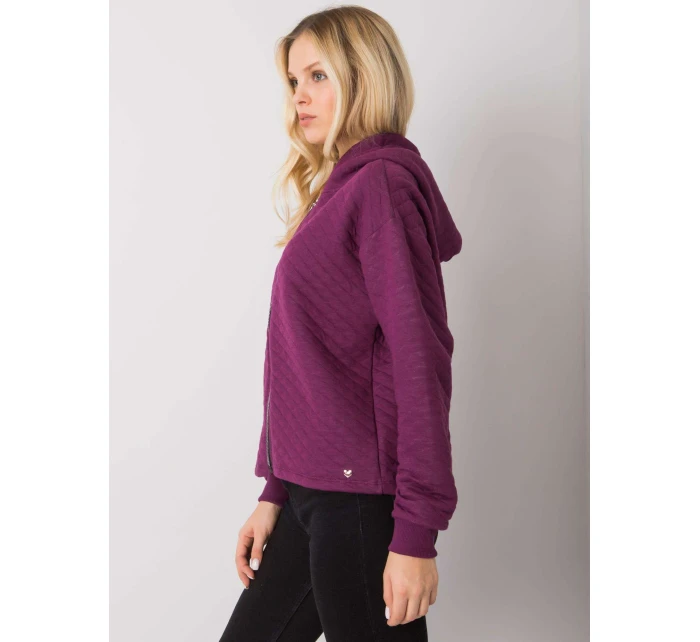 Dámska mikina RV BL 7449.66 tmavo fialová