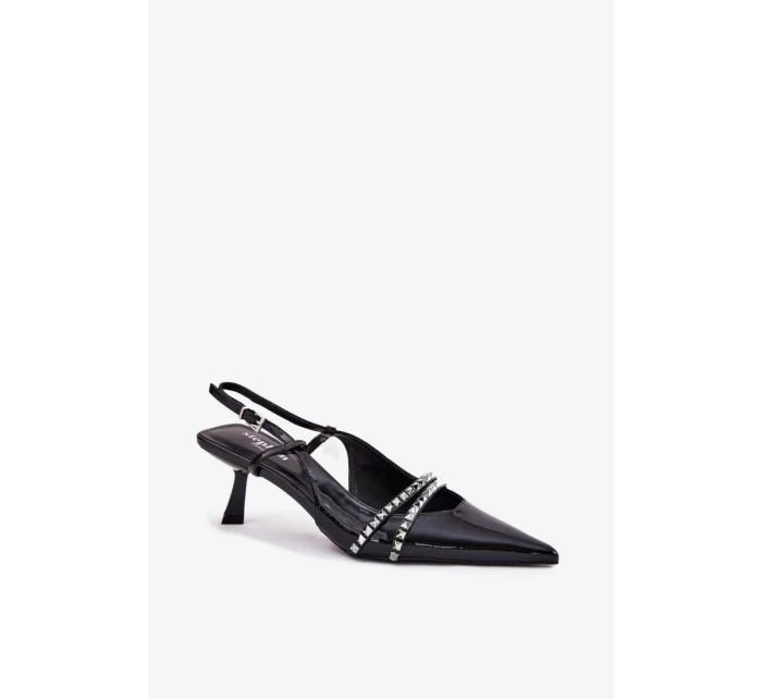 Lodičky na podpätku model 213891 Krok vo veľkom štýle