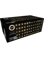 VIANOČNÉ STROMČEKY VONKAJŠIE/VNÚTORNÉ SVETELNÉ ZÁVESY 120 LED 300X60CM S DIAĽKOVÝM OVLÁDANÍM TEPLÁ BIELA