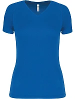 Kariban ProAct PA 477 Dámske športové tričko s výstrihom do V 20.P477 aqua blue