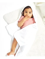 Babybugz BZ 24 Detská deka s kapucňou 71.0024 biela/biela