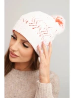 Fleecová čepice Marta K231 ecru