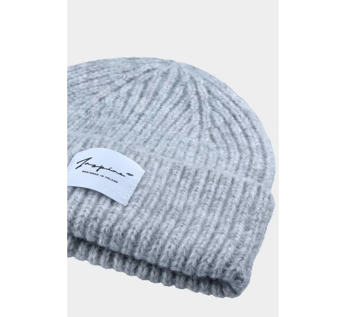 Dámská čepice model 21998083 Šedá - 4F Dámská čepice model 21998083 Šedá - 4F