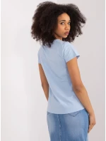 Bluzka RV BZ model 19734960 jasny niebieski - FPrice
