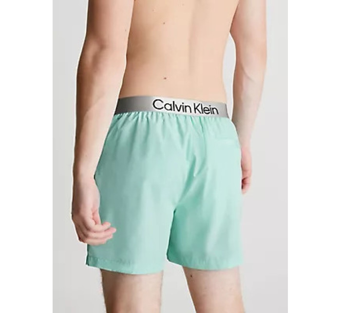 Pánské plavky Tkaný spodní díl MEDIUM DRAWSTRING KM0KM00945CCP - Calvin Klein