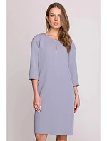 Dámske šaty S394 holubičkovo šedé – Stylove