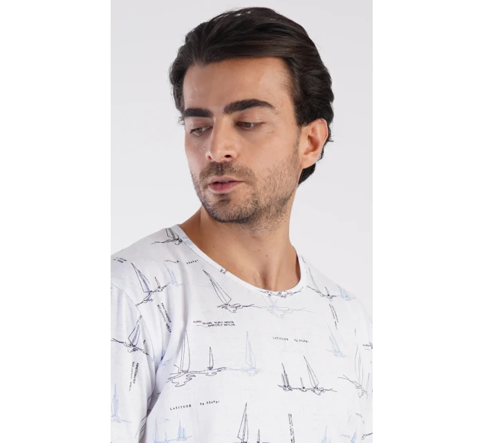 Pánská noční košile s krátkým rukávem model 19710131 - Vienetta MAN