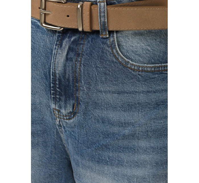 Dámské džínové kalhoty s páskem Dstreet model 21996330 - FashionStreet Dámské džínové kalhoty s páskem Dstreet model 21996330 - FashionStreet