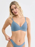 Dámska podprsenka ZERO Feel Pure THE UP Push Up – Liberty Blue – modrá 6749 – SLOGGI