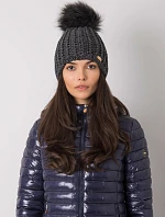 Dámska čiapka 17 tmavo šedá