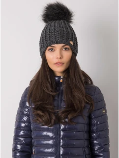 Dámska čiapka 17 tmavo šedá