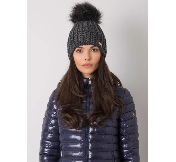 Dámska čiapka 17 tmavo šedá