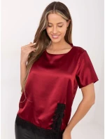Blúzka MI BZ 3297.28 bordová Blúzka MI BZ 3297.28 bordová