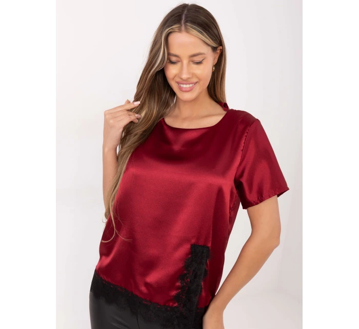 Blúzka MI BZ 3297.28 bordová Blúzka MI BZ 3297.28 bordová