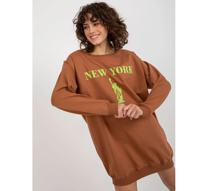 Mikina VI BL 3212.15X svetlo hnedá