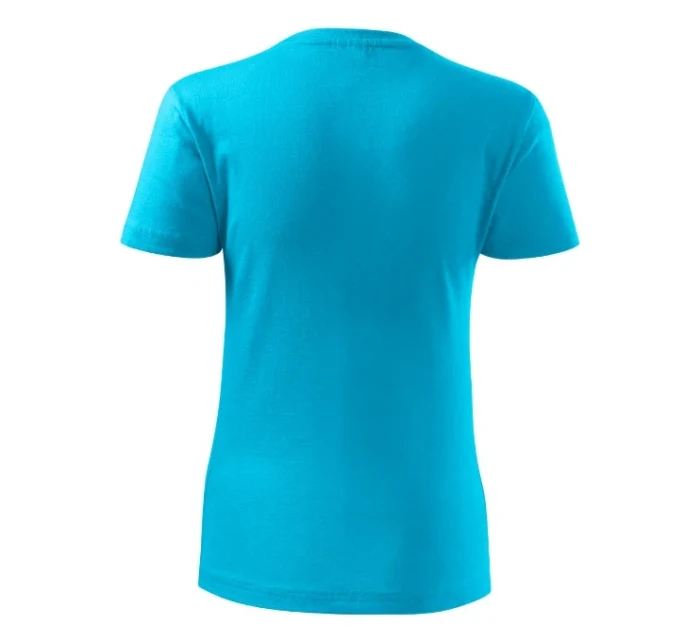 Classic New tričko dámské tyrkysová Classic New tričko dámské tyrkysová