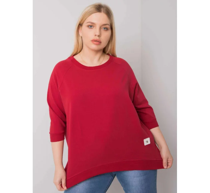 Bavlněná plus size mikina model 16971016 - FPrice Bavlněná plus size mikina model 16971016 - FPrice