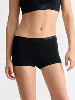 Dámske nohavičky GO Daily Cotton Short – Black – čierne 0004 – SLOGGI