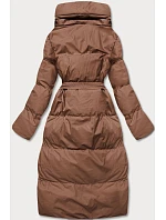 Hnědá dámská zimní bunda model 21247625 - J.STYLE Hnědá dámská zimní bunda model 21247625 - J.STYLE
