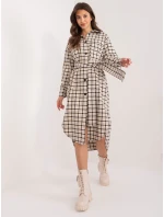 LK SK 509521 šaty.48 čierna a béžová