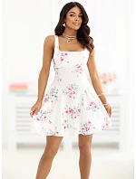 Šaty MI SK A3074.96 ecru Šaty MI SK A3074.96 ecru