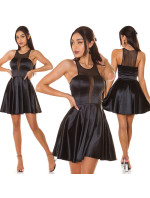Sexy KouCla minidress with transparent decollete