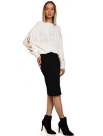 Dámsky sveter M539 fuchsiová - Moe