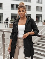 NOLES dámska prechodná bunda parka čierna FashionStreet TY4278