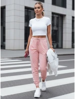 Dámské tepláky velurové růžové Dstreet model 21993567 - FashionStreet