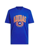 Pánske tričko adidas Varsity Crest blue JN2515