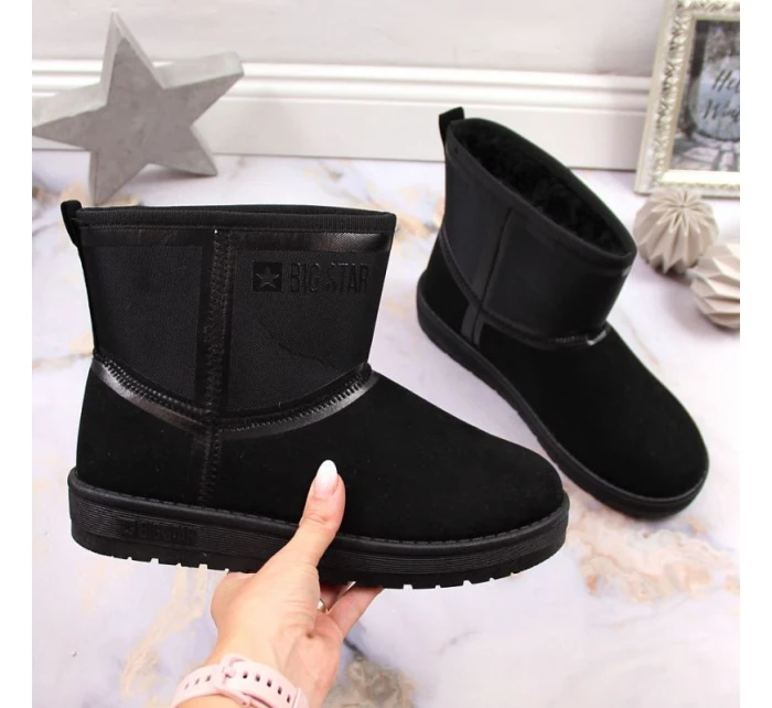 Dámske snežnice na platforme W INT1751B - Big Star Dámske snežnice na platforme W INT1751B - Big Star