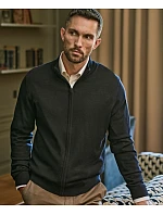 TJ Pánský pletený svetr se zipem 18. black model 22465102 - Tee Jays TJ Pánský pletený svetr se zipem 18. black model 22465102 - Tee Jays