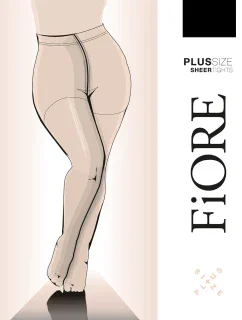 Fiore Plus Size 20 DEN C5120 farba:čierna